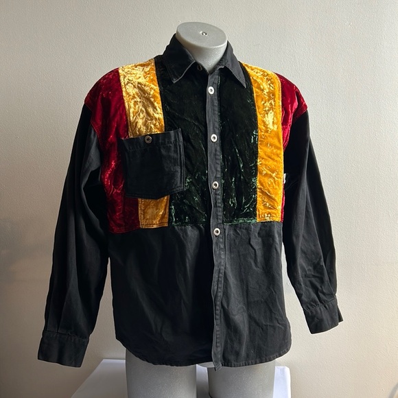 Vintage Machine Button Down Shirt Large - Picture 8 of 9